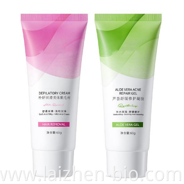 Aloe hair removal cream